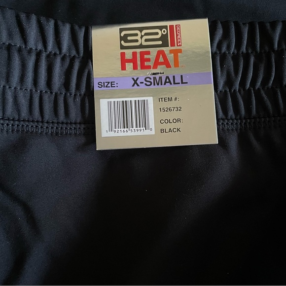 NWT Women's Tech Fleece Jogger 32 Degrees Black Size XS - Picture 6 of 9